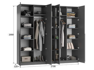 Шкаф распашной Лорена Пакс 13