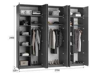 Шкаф распашной Лорена Пакс 12