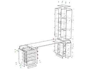 Компьютерный стол Дилар 7