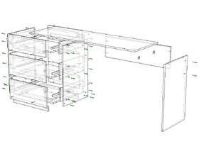 Компьютерный стол Скарлет