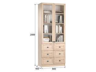 Книжный шкаф Ньютон 2.5