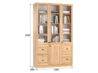 Книжный шкаф Ньютон 3.5