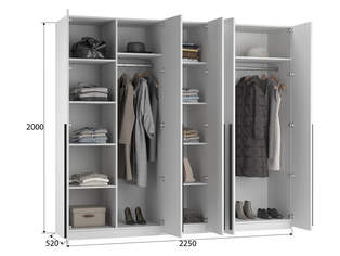 Шкаф распашной Лорена Пакс 9