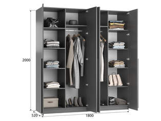 Шкаф распашной Лорена Пакс 5