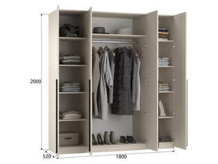 Шкаф распашной Лорена Пакс 8