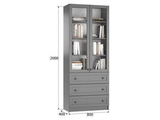 Шкаф книжный Ньютон 2.7