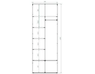 Шкаф распашной Скарлет 4