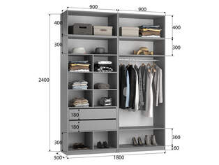 Шкаф распашной Тайлер 4