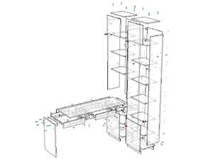Компьютерный стол Дилар 2