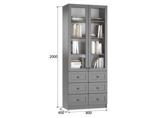 Книжный шкаф Ньютон 2.5