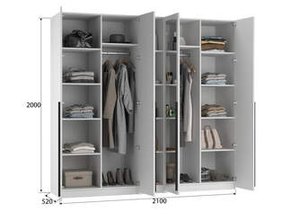 Шкаф распашной Лорена Пакс 13