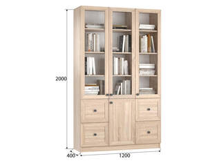 Книжный шкаф Ньютон 3.5