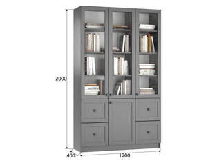 Книжный шкаф Ньютон 3.5