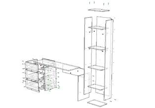 Компьютерный стол Скарлет