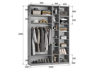 Шкаф распашной Тайлер 3