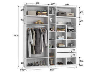 Шкаф распашной Тайлер 5