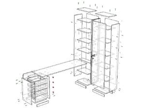 Компьютерный стол Дилар 11