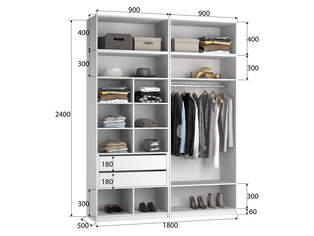 Шкаф распашной Тайлер 4